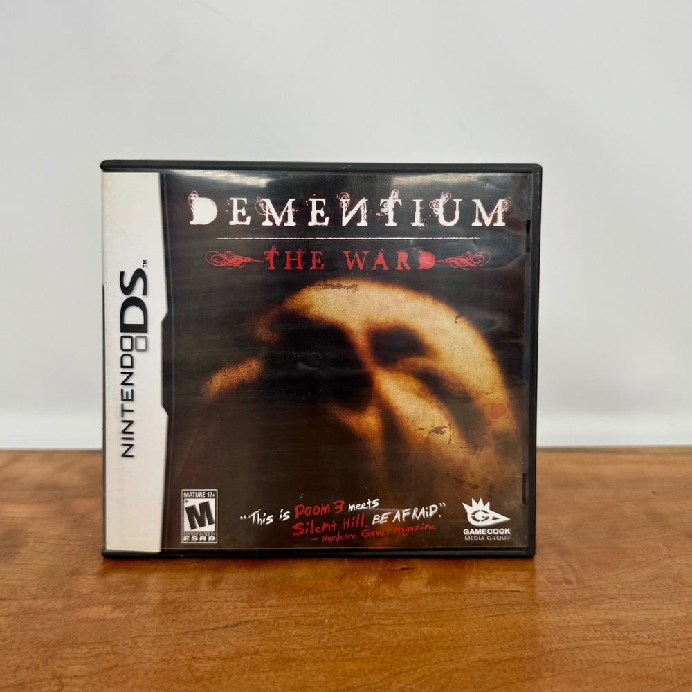 Complete in Box Dementium The Ward Nintendo DS First Person Survival Horror 2007